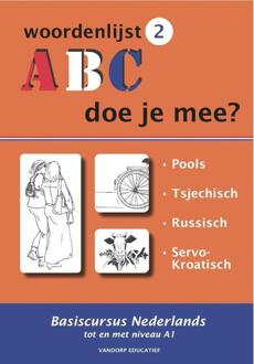 Vandorp Uitgevers ABC - Doe je mee? Woordenlijst 2 - Boek R. van der Knaap (9077698515)