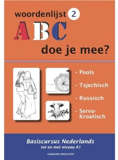 Vandorp Uitgevers ABC - Doe je mee? Woordenlijst 2 - Boek R. van der Knaap (9077698515)