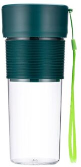 Vanfond 270Ml Mini Sap Cup Outdoor Draagbare 1200Mah Batterij Usb Opladen Sap Blender Fruit Jucer groen