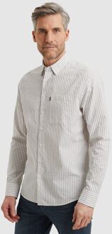 Vanguard Overhemd Dobby Streep Beige - 3XL,M,XXL