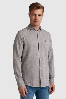 Vanguard Overhemd Linnen Bruin - XXL