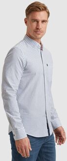 Vanguard Overhemd Streep Lichtblauw - M,XL,XXL