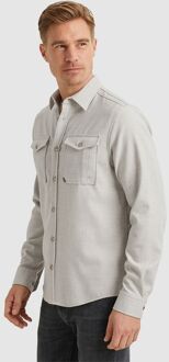 Vanguard Overshirt Twill Greige Grijs - XL