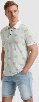 Vanguard Piqué Polo Print Lichtgroen - XL,XXL