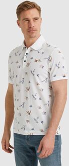 Vanguard Poloshirt Print Wit - M