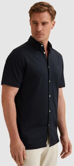Vanguard Short Sleeve Overhemd Jersey Navy Donkerblauw - 3XL,L,M,XL,XXL