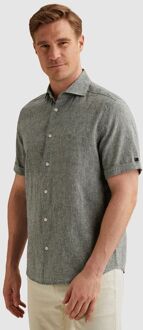 Vanguard Short Sleeve Overhemd Linnen Blend Lichtblauw - 3XL,L,M,XL,XXL