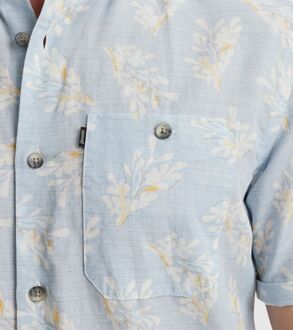 Vanguard Short Sleeve Overhemd Linnen Lichtblauw - L,M,XL,XXL