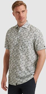 Vanguard Short Sleeve Overhemd Print Blauw Groen Multicolour - M,XL,XXL