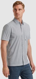 Vanguard Short Sleeve Overhemd Print Blauw - L,XXL