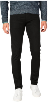 Vanguard slim fit jeans V850 Rider black denim Blauw - 33-34
