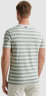 Vanguard T-Shirt Strepen Groen - XXL