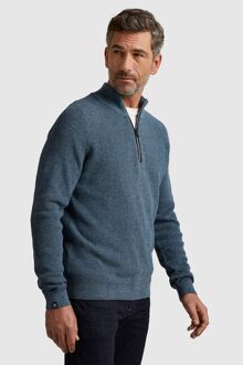 Vanguard Trui Half Zip Blauw - XXL