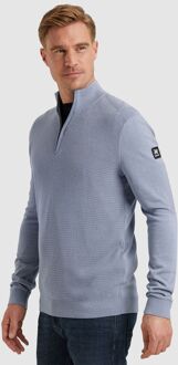 Vanguard Trui Half Zip Structuur Blauw - 3XL,M,S,XL,XXL