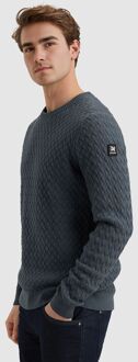 Vanguard Trui Knitted Structure Blauw - 3XL,L,M,XL,XXL