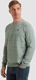 Vanguard Trui Linnen Blend Melange Groen - 3XL,XL,XXL