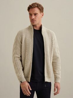 Vanguard Vest Structuur Wol Blend Beige - 3XL,L,XL,XXL
