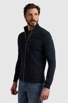 Vanguard Vest Zip Mouliné Navy Donkerblauw - XXL