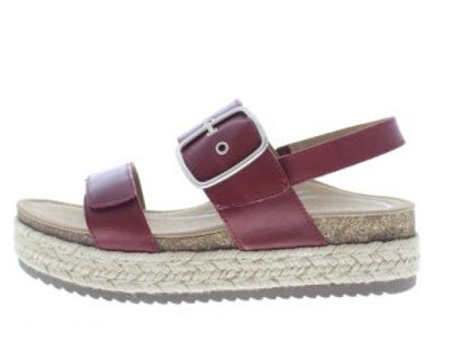 Vania platform qtr strp - maat 38 Rood