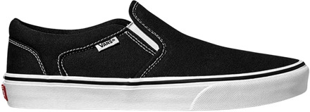 Vans Asher Canvas Zwart Wit Sneakers Vans , Black , Heren - 44 1/2 Eu,41 Eu,42 Eu,46 Eu,44 Eu,43 Eu,42 1/2 EU