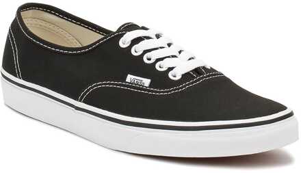 Vans Authentic Unisex Zwart Wit Canvas Vulcanised Skate Trainers - maat EU 36 / UK 3