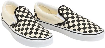 Vans Checkerboard Classic Slip-On Sneaker - Black / Off White - Maat 42.5