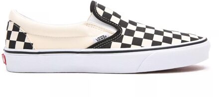 Vans Checkerboard Classic Slip-On Sneaker - Black / Off White - Maat 45
