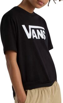 Vans Classic Boys Jongens T-shirt - Black/White - Maat S