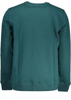 Vans Classic Crewneck Sweatshirt Vn000zs2blk Stijl Donkergroen