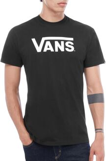 Vans Classic Heren T-shirt - Black/White - Maat M