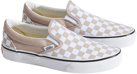 Vans Classic Slip-On Checkerboard Mushroom Sneakers Senior - 37