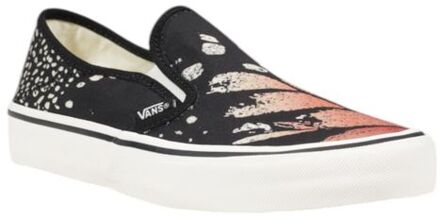 Vans Classic Slipon Abstract Sneakers Zwart