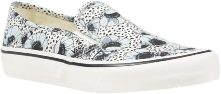 Vans Classic Slipon Bloemenprint Canvas Schoenen Wit