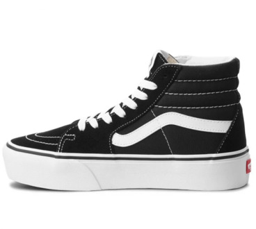 Vans Dames Sneakers Sk8 Hi Platform 2 - Zwart - Maat 41