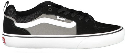 Vans Filmore Heren Sneakers - (Suede Canvas) Black/Pewt - Maat 41