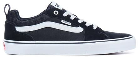 Vans Filmore Heren Sneakers - (Suede/Canvas)Black/White - Maat 44