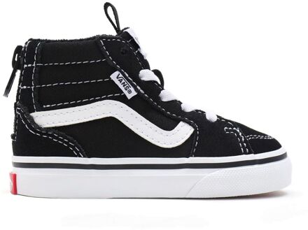 Vans Filmore Hi Zip Sneakers Junior zwart - wit - bruin - 26 1/2