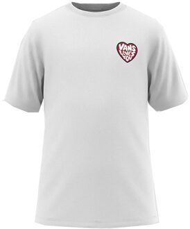 Vans Handle h Care SS Love Casual T-shirt Jongens 176 Wit