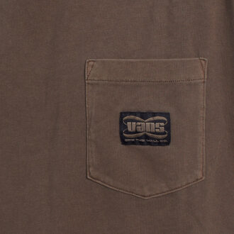 Vans Heren Hyper Patch Pocket Korte Mouw T-shirt VN000HES9JC1 Bruin - L