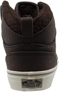Vans Kids Bruin Hi Top Leren Veterschoenen VVH1GJ2