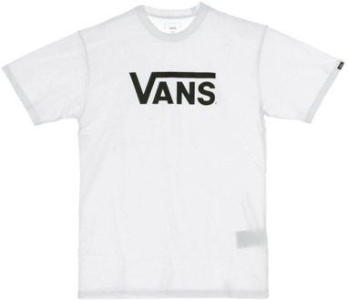 Vans Klassiek Wit/Zwart T-Shirt voor Mannen Vans , White , Heren - Xl,L,M,Xs