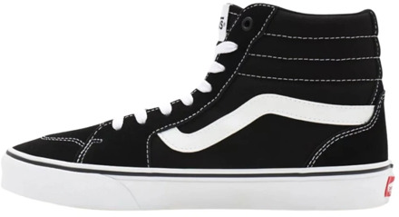 Vans Klassieke High-Top Sneakers Zwart/Wit Vans , Black , Heren - 44 1/2 Eu,42 1/2 Eu,41 Eu,45 Eu,44 Eu,43 Eu,46 Eu,42 EU