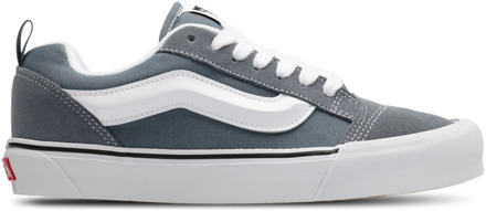 Vans Knu Skool Sneakers Heren - Grijs - Maat 40.5 - Canvas Grey