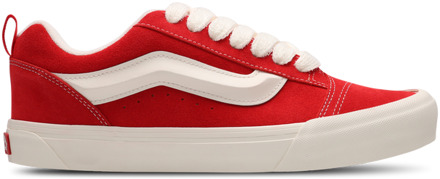 Vans Knu Skool Sneakers Heren - Rood - Maat 42 - Suède Red