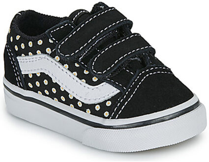 Vans Lage Sneakers Vans Old Skool V FLORAL" Zwart - 18,19,21,22,24,25,26,23 1/2