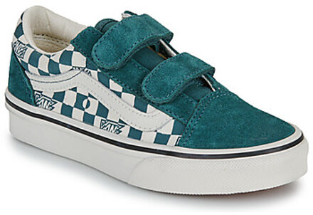 Vans Lage Sneakers Vans Old Skool V GEO CHECK Mystic Moss" Groen - 27,28,29,30,31,32,33,34