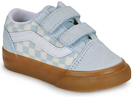 Vans Lage Sneakers Vans Old Skool V Gum Check Dawn Mist" Blauw - 19,20,21,22,24,25,26,23 1/2,26 1/2