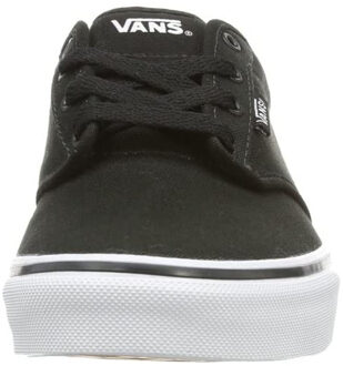 Vans Lage Top Veterschoenen Zwart Canvas Kinderslippers 14CFB3 - EU 29 / UK 11