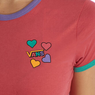 Vans Mädchen Kurzarm-T-Shirt Gr Hearts V VN0A4ULHZKD1 Roze
