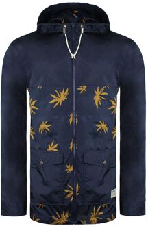 Vans Off The Wall Bedrukte Herenjas Navy/Bruin - L